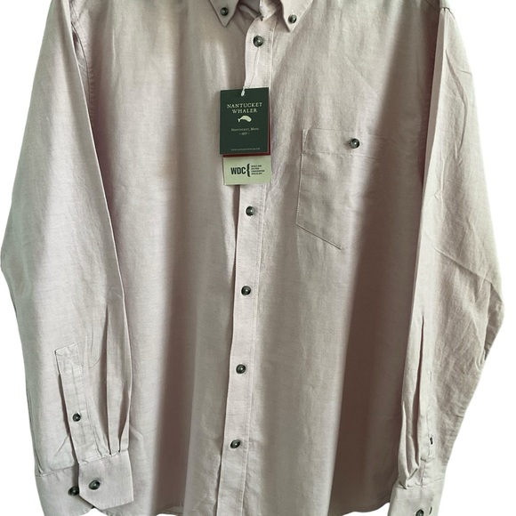 Nantucket Whaler Men’s New W Tags Oxford Shirt Size L - Picture 3 of 8